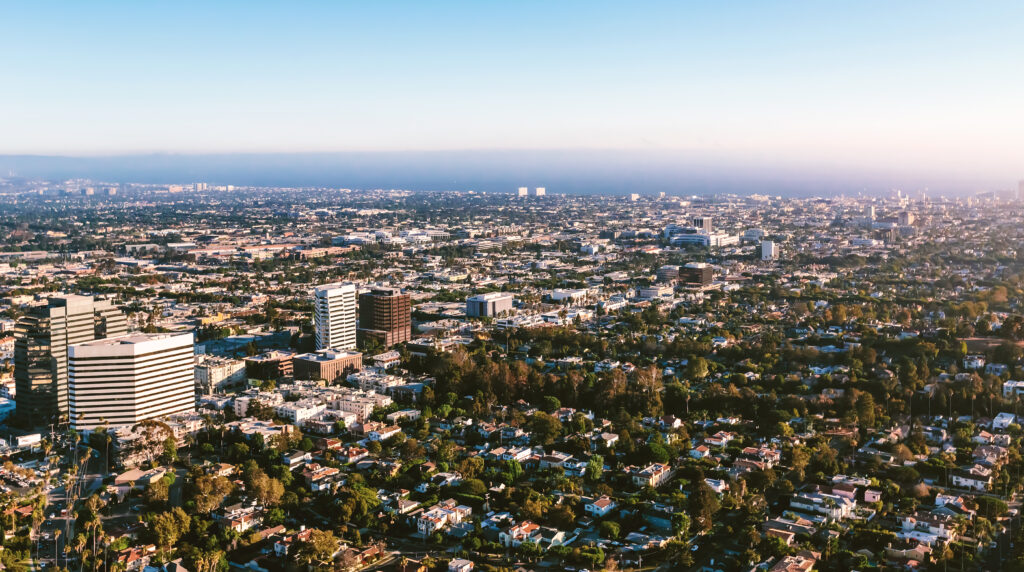 aerial-view-of-buildings-on-near-wilshire-blvd-in